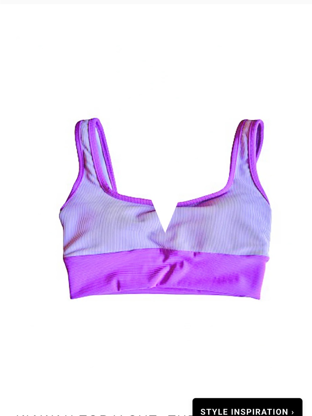 LainSnow Bikini V- Top The Daphne